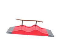 Toddmomy Mini Skatepark Plastique pour Finger Skateboards Accessoire Garçon Fille Éducatif Dextérité Doigts Kit Rampe Skate Park Polyvalent