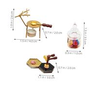 Toddmomy Miniature Cachet Cire Décoratif pour Maison de Poupée Modèle Réeliste de Sceau Miniature Accessoire DIY pour Décoration de Maison et Photo Props