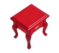 Toddmomy Miniature Doll House Bedside Table with Functional Drawer Scale French Country Style for Bedroom and Living Decor