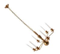 Toddmomy Miniature Lampe Suspendue Lumineuse Mini Plafonnier LED Décoration Maison Poupée Accessoire DIY pour Aménagement Paysager