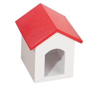 Toddmomy Miniature Maison Bois Décorative pour Chien Modèle de Chenil Compact et Robuste Accessoire Créatif pour Décoration Intérieure et Jardin Ornement de Paysage Miniature Élégant
