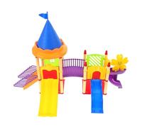 Toddmomy Miniature Toboggan Modèle Décor pour Maison de Jeu Garçon Fille Ornement de Terrain de Jeu Réaliste et Coordination pour Développement des Garçon Fille