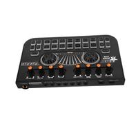 Toddmomy Mixeur Audio Streaming Compact avec Entrée Micro et Changeur de Voix Console Dj pour Karaoké Podcast sur Mobile et PC Console Mixage Numérique