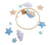Toddmomy Mobile Feutre Pour Lit Garçon Fille Pendentif Et Ballon Pour Décoration De Crib Ornement Suspendu Pour Garçon Fille Fille Et Garçon