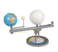 Toddmomy Modèle Éducatif de Planétarium pour Astronomique Interactif Trois Sphères pour Système Solaire et