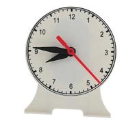 Toddmomy Modèle Horloge Pédagogique Trois Aiguilles Mobile pour Élèves Support Stable Surface Lisse Sécurisée Horloge Apprentissage pour École Primaire