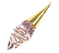 Toddmomy Modèle Réaliste de Cornet de Glace Factice Décoration Photo pour Vitrine de Magasin Figurine Décorative Imitation Crème Glacée Chocolatée