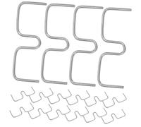 Toddmomy Modérateur De Tronc d'arbre 8 Cm 50 Pièces Acier Inoxydable pour Jardinage, Fixation Branches Fruitiers Et Plantes en Pot, Pince à Plier Brindilles, Outil Support Extenseur Extérieur