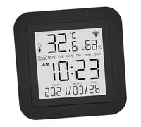 Toddmomy Moniteur Température et Humidité Digital USB avec Écran LCD Multifonction Thermomètre Hygromètre Connecté Wifi pour Maison et Chambre Contrôle à Distance Via Smartphone