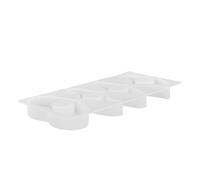 Toddmomy Moule en Silicone pour Marque-Page de Livre Trou, Design Pratique pour Lecture Main, pour DIY et Amateurs de Livres, Matériau Silicone Blanc
