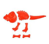 Toddmomy Moule Plage Dinosaure Squelette Garçon Fille Bac à Sable et Créatif pour Filles et Garçons Kit Jeu Extérieur Stimule Imagination et Socialisation