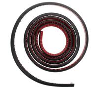 Toddmomy Moulure Autocollante Quart Rond Flexible en PVC 3 Mètres pour Finition D’Angles et Sols, Usage Décoratif et Protecteur Noir