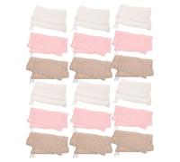 Toddmomy Nécessaire de Toilette Naissance en Coton 100% Pur, 18 Pièces, Six Couches, Lavable en Machine, pour Sorties et Voyages