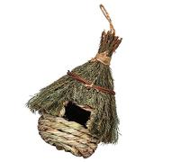 Toddmomy Nichoir À Oiseaux Réaliste en Jonc De Mer pour Décoration De Jardin Nid Doiseaux Fait À La Main pour Lextérieur Maison Doiseaux pour Accessoire Photo