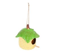 Toddmomy Nichoir Décoratif en Résine Unique pour Lextérieur Idéal pour Décorer Un Jardin Ou Un Petit Oiseau