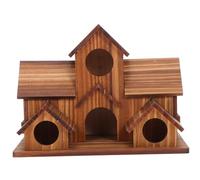 Toddmomy Nichoir pour Oiseaux Nichoir Suspendu pour Pinson Jardin Chalet De Campagne Aire De Jeux pour Perroquets