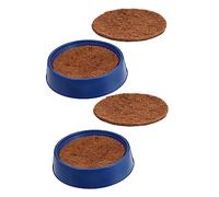 Toddmomy Nid de Pigeon Compact 2Pcs Tapis de Nidification à l'usure Nid d'Oiseau Remplaçable pour Fournitures d'oiseaux pour Domestique et Extérieur