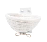 Toddmomy Nid D'oiseau Suspendu en Tissé Grosse Taille en Plastique Écloserie Pratique pour Canari Et Perroquet Maison Confortable pour Oiseaux