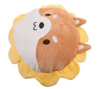 Toddmomy Oreiller Cervical pour Voiture en Peluche Doux Support Confortable pour Cou et Lombaire, Coussin Décoratif Chien Corgi Adapté Bureau et Maison