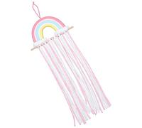 Toddmomy Organisateur De Barrette Arc-ciel Pour Filles Rangement Pratique Pour Cheveux Décoration Murale Idéale Pour Chambre