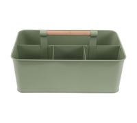 Toddmomy Organisateur d'outils de Jardin : Panier à Outils en métal à 4 Compartiments - Panier à ustensiles de Jardin Portable de 33 x 18 x 13 cm avec poignée pour Une Utilisation intérieure