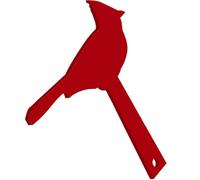 Toddmomy Ornement Boîte Aux Lettres Oiseau Acrylique Durable Décoratif pour Jardin Terrasse Et Façade Facile à Installer