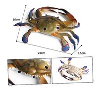 Toddmomy Ornement Marin Crabe à Trois Points Décoratif Réaliste pour Maison Accessoire Éducatif et Photo Prop pour Amateurs Danimaux Marins
