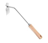 Toddmomy Outil de Désherbage Manuel Acier Inoxydable pour Jardinage Désherbeur Ergonomique à Griffes pour Extraction Facile des Racines Travail de Jardinage Agréable