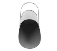 Toddmomy Outil de Remplissage en Métal Portable pour Béton Secondaire Entonnoir en Fer avec Poignée Ergonomique Outil de Construction pour Coulage Précis Transport Sable et Matériaux de