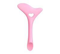 Toddmomy Outil Silicone Pochoir Eyeliner pour Application Mascara et Rouge à Lèvres, Design Ergonomique Rose, Multi-usage, Pour Maquillage des Adolescents et Débutants