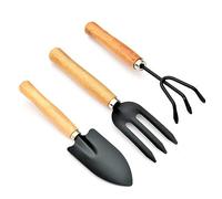 Toddmomy Outils De Jardinage Triangle Râteau Pot Outils De Désherbage Jardinage Outils à Main du Jardin Fourche à Pitch pour Le Jardinage Outils De Désherbage De Jardin Bambou