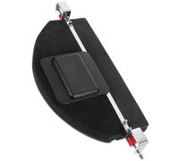 Toddmomy Pad de Sourdine pour Grosse Caisse en Caoutchouc Noir Protection Auditive et Placement Facile pour Batteurs et Entraînement Silencieux