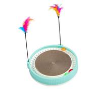 Toddmomy Panneau à Gratter pour Chat Carton Ondulé Griffoir Résistant à Usure Jouet Interactif pour Chat Accessoire Amusant pour Exercice des Griffes