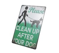 Toddmomy Panneau Attention Au Chien Imperméable Pour Pelouse Interdiction Déjections Canines Pour Cour Protégé Uv Veuillez Ramasser Déjections Pour Parcs Et Sentiers