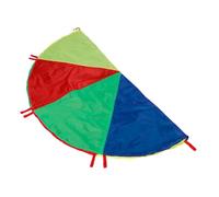 Toddmomy Parachute Arc Ciel avec Poignées Multicolores Jeu Coopératif pour Garçon Fille Équipement de Extérieur et Intérieur Favorisant Motricité et Interaction Familiale