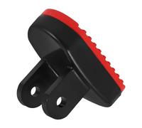 Toddmomy Patin Antidérapant pour Pieds d'Échelle Télescopique de Grenier Embout de Rechange Noir et Rouge Repose-Pieds Silencieux avec Atténuation du Bruit Niveleur pour Escalier