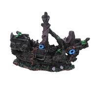 Toddmomy Paysage des De Pirate Artificiel Flottant Décorations D'aquarium Grand Bateau Poisson Décorations pour Aquarium Accessoire D'aquarium Résine