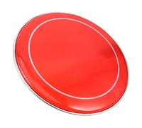 Toddmomy Peau de Caisse Rouge 14 Pouces en Plastique et Métal Claire Double Couche Performance Réactive et Ajustement Précis pour Batterie Scène et Studio
