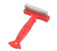 Toddmomy Peigne à Poils Animaux Peigne Détachant Pour Chiens Et Chats Élimine Les Nœuds Poils Morts Outil De Toilettage Pratique