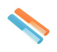 Toddmomy Peignes à Dents Larges Pour Bébé Doux Cuir Chevelu, Ensemble 2 Pièces Orange Et Bleu, Peignes Abs Sécurisés Pour Démêler Et Soigner Cheveux Garçon Et Filles Nourrissons
