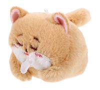 Toddmomy Peluche Chien Marron à Queue Oscillante avec Sifflet Sonore Suspendu Peluche Poupée Tirage Corde Interactive pour Décoration et Cadeau