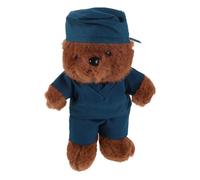 Toddmomy Peluche Docteur Ours : Infirmière Ours Jouet Peluche Animal Poupée pour Étudiant en Médecine Remise des Diplômes Appréciation Nouveau Docteur Retour à l'École Fête