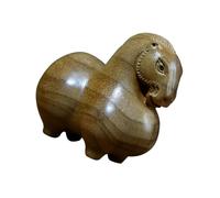 Toddmomy Pendentif en Bois de Nanmu Doré de Cheval Décoration Suspendue DIY pour Téléphone Portable et Porte-Clés Accessoire Artisanal Chinois 65 X 4 X 6 CM 39 G Ornement pour Bureau