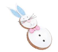 Toddmomy Pendentif Lapin Décor Pendaison Gonflable Jouets Statues D'extérieur De Plein Air Peluche Nains Déguisements Osier Fée Clôture Grenouille Autocollants Art Topiaire Porte Fer Forgé