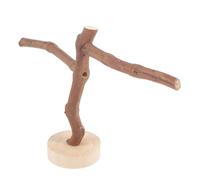 Toddmomy Perchoir à Oiseaux en Matériau Synthétique Marron pour Perroquets et Perruches, Soulage L'humeur et Favorise l'exercice la Cage