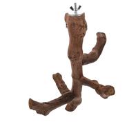 Toddmomy Perchoir pour Perroquet en Naturel Support De Jeu pour Oiseaux Accessoires pour Cage à Oiseaux Taille Moyenne pour Perruches Et Perroquets Espace D'activité pour Animaux De Compagnie