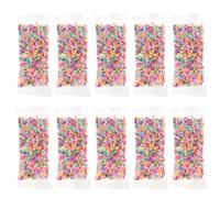 Toddmomy Perles de Pâte Polymère de Grains de Bonbons 10 Paquet pour Décoration de Coque de Téléphone DIY Facile à Ranger Finition Soignée