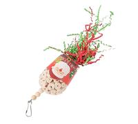 Toddmomy Perroquet sur Le thème de Noël Perroquet Oiseau Cage à Rats Décoration Cage Perroquet Accessoire de Cage à Oiseaux Perroquet à Suspendre d'oiseau délicat