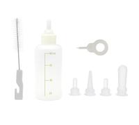 Toddmomy Petit Biberon en Silicone pour Animaux de Compagnie Léger Accessoires d'allaitement, Kit Complet pour Nourrir Chatons et Petits Animaux en Toute Sécurité