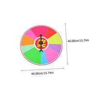 Toddmomy Petite Roue de Jeu Tournante et Portable pour Activités Pédagogiques Tirages et Animations Festives